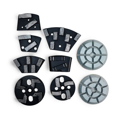100 Placas de moagem de diamantes retangulares para piso de concreto Metal Bond Diamond Tools