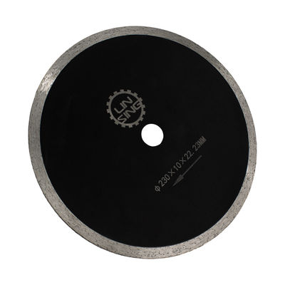 20 mm comprimento da lâmina D230 mm borda contínua molhada lâmina de serra de diamante para corte de telhas de cerâmica