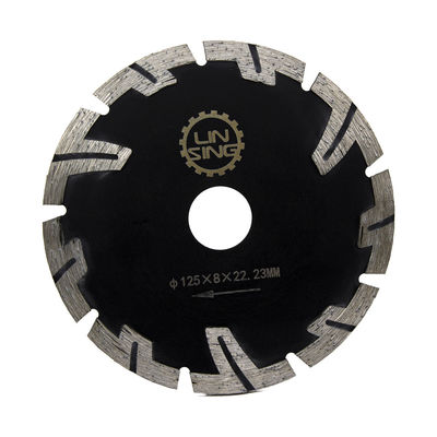 Disco de corte de dentes de proteção tipo T segmentado D125mm para corte a seco