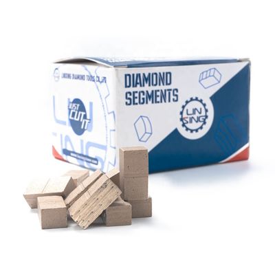 Segmento de diamante de ponta de mármore personalizado de 24*8*13mm para corte macio e duro no Paquistão