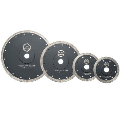20/22.23/M14/25.4 Furo interno D230MM X Malha Turbo Cutting Blade Disc com processo de soldagem a laser