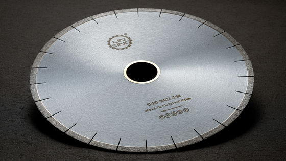 Disco de corte de diamante de 350 mm personalizado para ferramentas de corte de telhas de quartzita de corte a frio