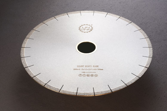 Disco de corte de diamante de 350 mm personalizado para ferramentas de corte de telhas de quartzita de corte a frio
