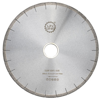 Lâmina de serra de diamante para máquina de corte e bordado de quartzita Lâmina soldada de segmento de 350 mm