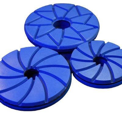 Pad de polimento de resina de bloqueio de caracol de 125 mm personalizado para disco de moagem de granito