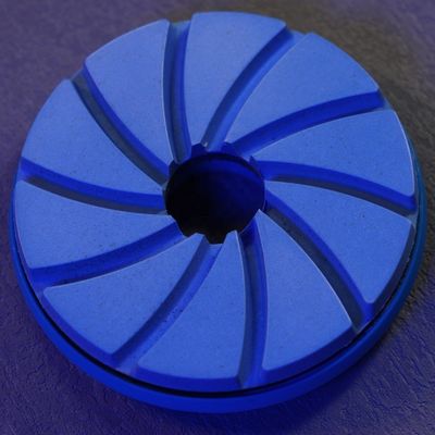 Pad de polimento de resina de bloqueio de caracol de 125 mm personalizado para disco de moagem de granito