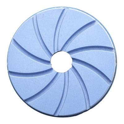 Pad de polimento de resina de bloqueio de caracol de 125 mm personalizado para disco de moagem de granito