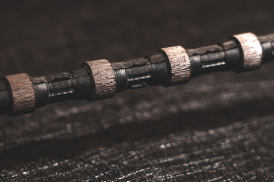 Classe superior de sinterização de contas Quartzite Quarry Diamond Wire 12,0*40