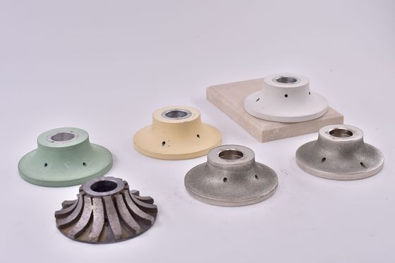 Roda de perfis CNC de cores personalizadas para granito / mármore no conjunto de materiais da máquina CNC