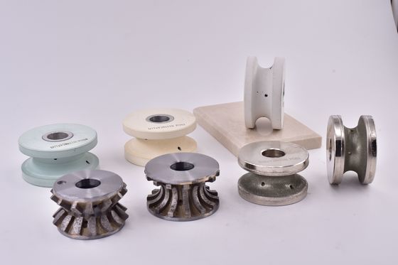 Roda de perfis CNC de cores personalizadas para granito / mármore no conjunto de materiais da máquina CNC