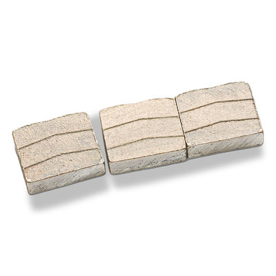 Segmentos de pontas de diamante de várias camadas para corte de blocos de pedra de granito úmido em serras de lâmina múltipla