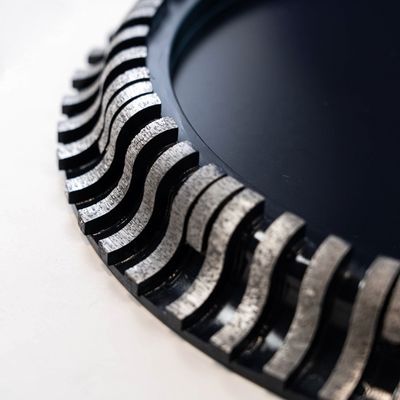 Roda de moagem de diamantes de 350 mm F20 H50 mm para perfis e reconstrução de bordas de granito