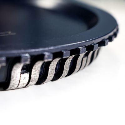Roda de moagem de diamantes de 350 mm F20 H50 mm para perfis e reconstrução de bordas de granito