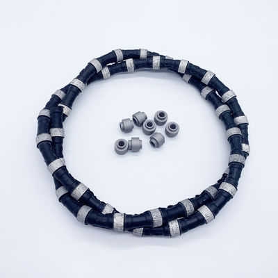 Suporte personalizado Diamante Wire Saw 11,5mm Sintered Bead Rope para mineração de pedreira de mármore
