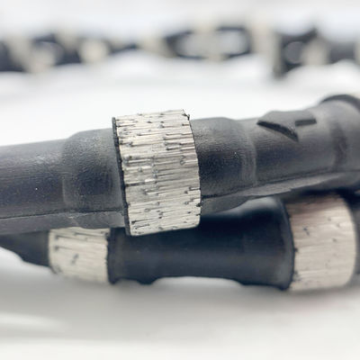 Suporte personalizado Diamante Wire Saw 11,5mm Sintered Bead Rope para mineração de pedreira de mármore