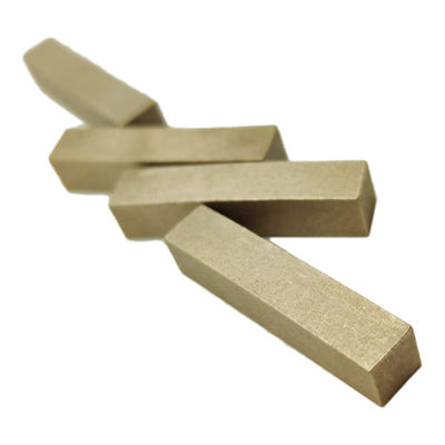 Mistura de corte de mármore 40 * 8 * 8mm segmento de sanduíche de diamante com cor amarela no México