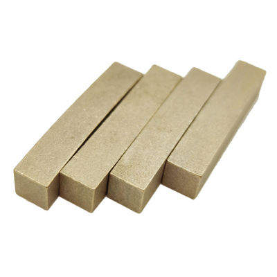 Mistura de corte de mármore 40 * 8 * 8mm segmento de sanduíche de diamante com cor amarela no México