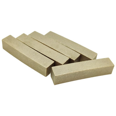 Mistura de corte de mármore 40 * 8 * 8mm segmento de sanduíche de diamante com cor amarela no México