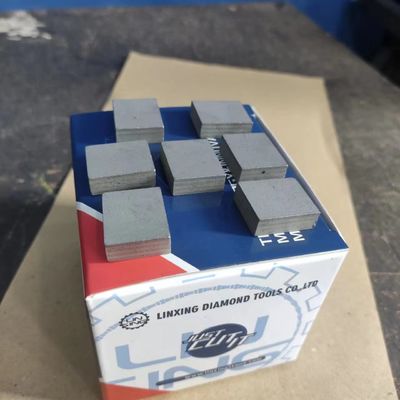 Long Life Flat Shape Diamond Segment para ferramentas de corte de pedra de basalto de 1200 mm 24*8*20 mm