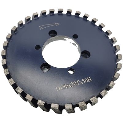 Roda de estufas CNC de 150 mm personalizada para necessidades de perfis precisos de mármore de granito e quartzo