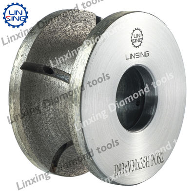 45-120mm Vacuum Brazed Diamant Router Bits para Pedra de Borda Full Bullnose