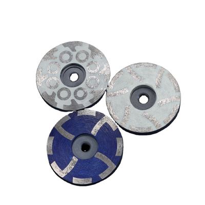 12 Segmentos D100MM Roda de moagem de concreto com ligação 5/8-11 e roda abrasiva