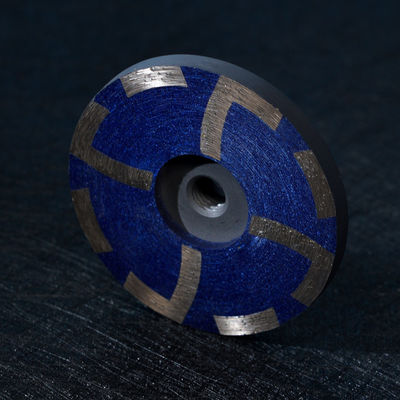 12 Segmentos D100MM Roda de moagem de concreto com ligação 5/8-11 e roda abrasiva