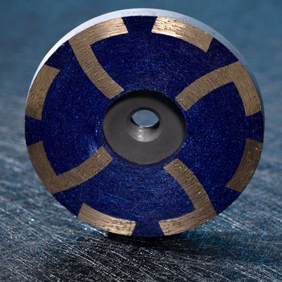 12 Segmentos D100MM Roda de moagem de concreto com ligação 5/8-11 e roda abrasiva