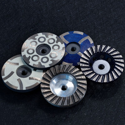 12 Segmentos D100MM Roda de moagem de concreto com ligação 5/8-11 e roda abrasiva