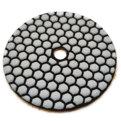 Pad para Granito Renovação de piso de concreto Ferramenta de polir a seco de ligação de resina de diamante flexível