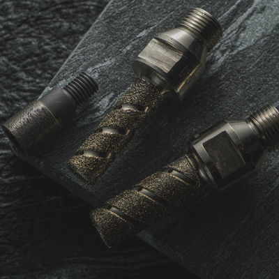 Ferramentas de corte de moinho Roda de esgoto de bites de dedo de diamante para moagem de pedra de mármore de granito