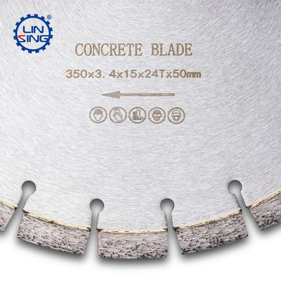 Vantagem de nitidez Lâmina de serra de diamante de disco de 350 mm para corte de concreto e garantida