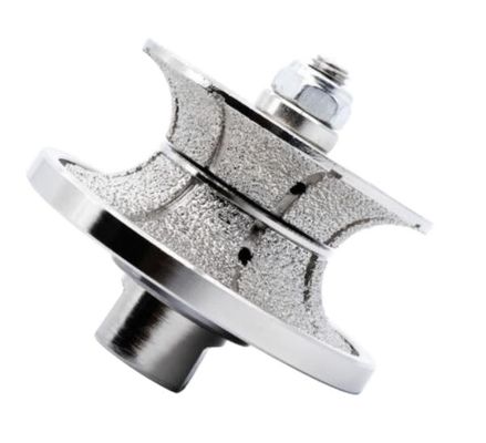 Bit de roteador de diamante eletroplacado V30 D75MM para perfis e moagem de pedras de precisão