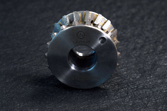 Roda de perfis de diamante de alumínio de 1 polegada para moldagem de granito