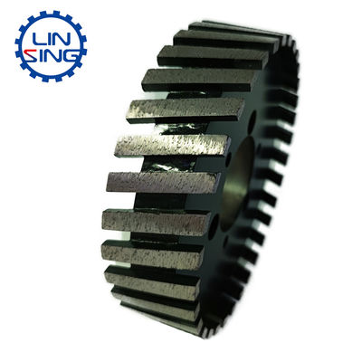 Roda de encaixe CNC Turbo de segmentação de diamantes flexível e durável Roda de 86 mm