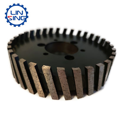 Roda de encaixe CNC Turbo de segmentação de diamantes flexível e durável Roda de 86 mm