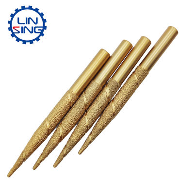 Tecnologia de liga de cobalto de tungstênio Vacuum Brazed Diamond Engraving Bit para granito