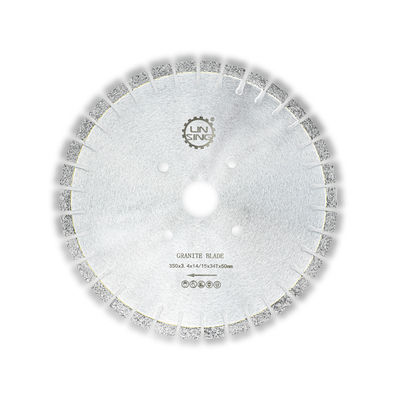 Sinterizado D400mm Segmentado Dentes curtos Diamante Serra Lâmina para corte de granito Durável