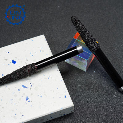 Função de gravação 45 Mn Material do corpo Ferramentas CNC de diamante para escultura de pedra e mármore