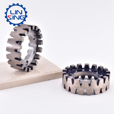 Roda de polir de pedra de moagem CNC flexível e lisa com D37*90L*1/2"G