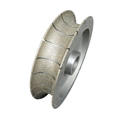64-134mm Long Life span ferramentas de perfis de blocos de pedra CNC vácuo desenhado roda de moagem de diamantes para perfis
