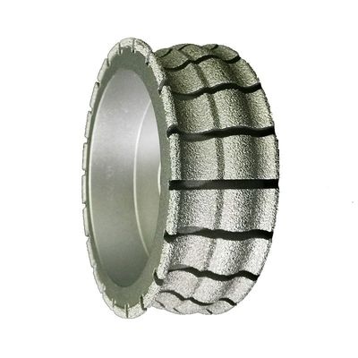 64-134mm Long Life span ferramentas de perfis de blocos de pedra CNC vácuo desenhado roda de moagem de diamantes para perfis