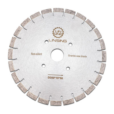 Lâmina de serra de diamante D350mm personalizada para corte de laje de pedra Multiblade e sem silêncio
