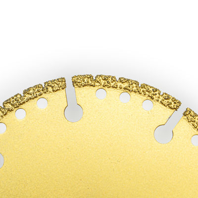 OBM Suporte personalizado Ferramentas de diamante Disco de corte de diamante Vacuo Brasado Láminas de serra de diamante para granito