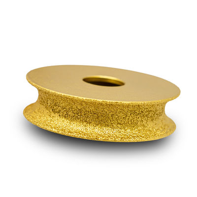Roda de moagem de perfis de borra de diamante de borra de pedra de vácuo 64-134mm pó metálico