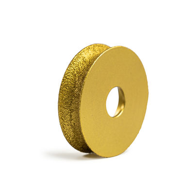 Roda de moagem de perfis de borra de diamante de borra de pedra de vácuo 64-134mm pó metálico