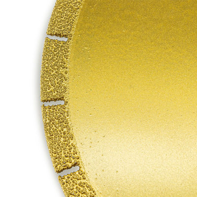 OBM Suporte personalizado Ferramentas de diamante Disco de corte de diamante Vacuo Brasado Láminas de serra de diamante para granito