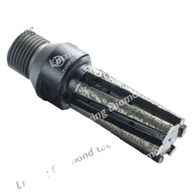 Suporte OEM customizado Granito Finger Drill Diamond Core Bit para afundamento e corte
