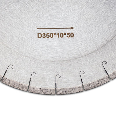 Lâmina de serra de diamante de alta frequência D350mm para cortar mármore de Dekton de forma eficiente