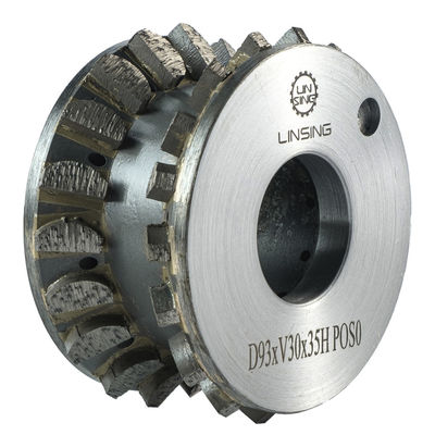 Roda de moagem CNC de ligação metálica personalizada de diamante para perfis de pedra Diametrado aceitável